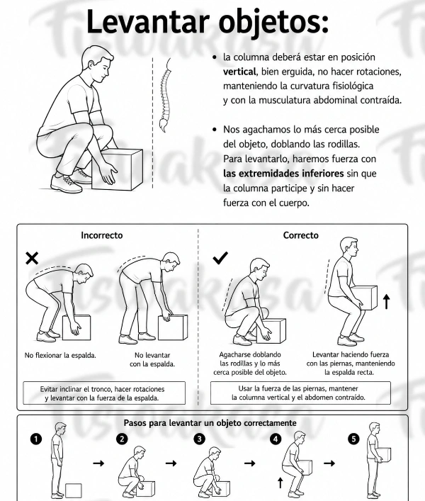 levantar objetos